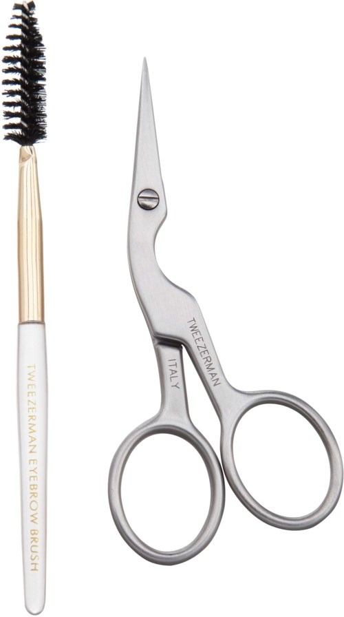 Tweezerman Brow Shaping Scissors & Brush