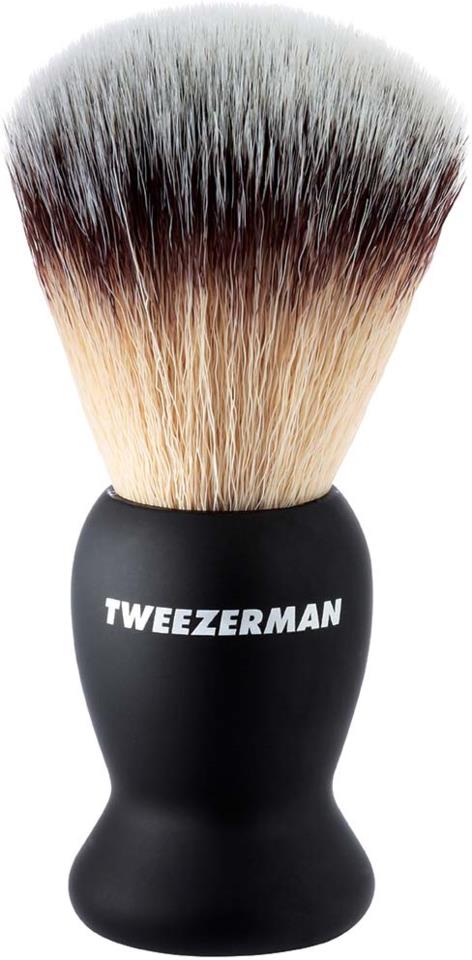 Tweezerman Deluxe Shaving Brush Black