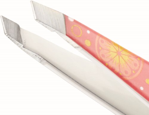 Tweezerman Mini Slant Tweezer Pink Lemon