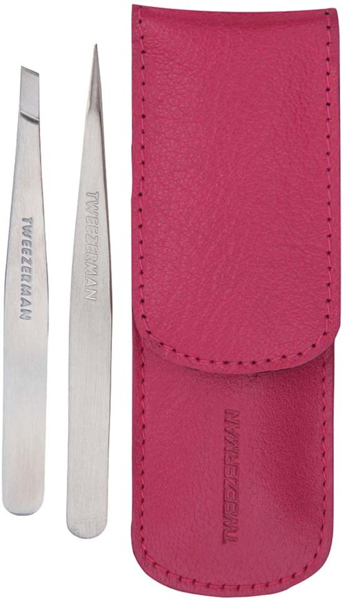 Tweezerman Petite Tweeze Set Pink Case