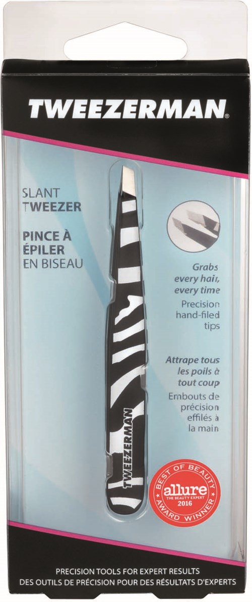 Tweezerman Slant Tweezer Zebra Print