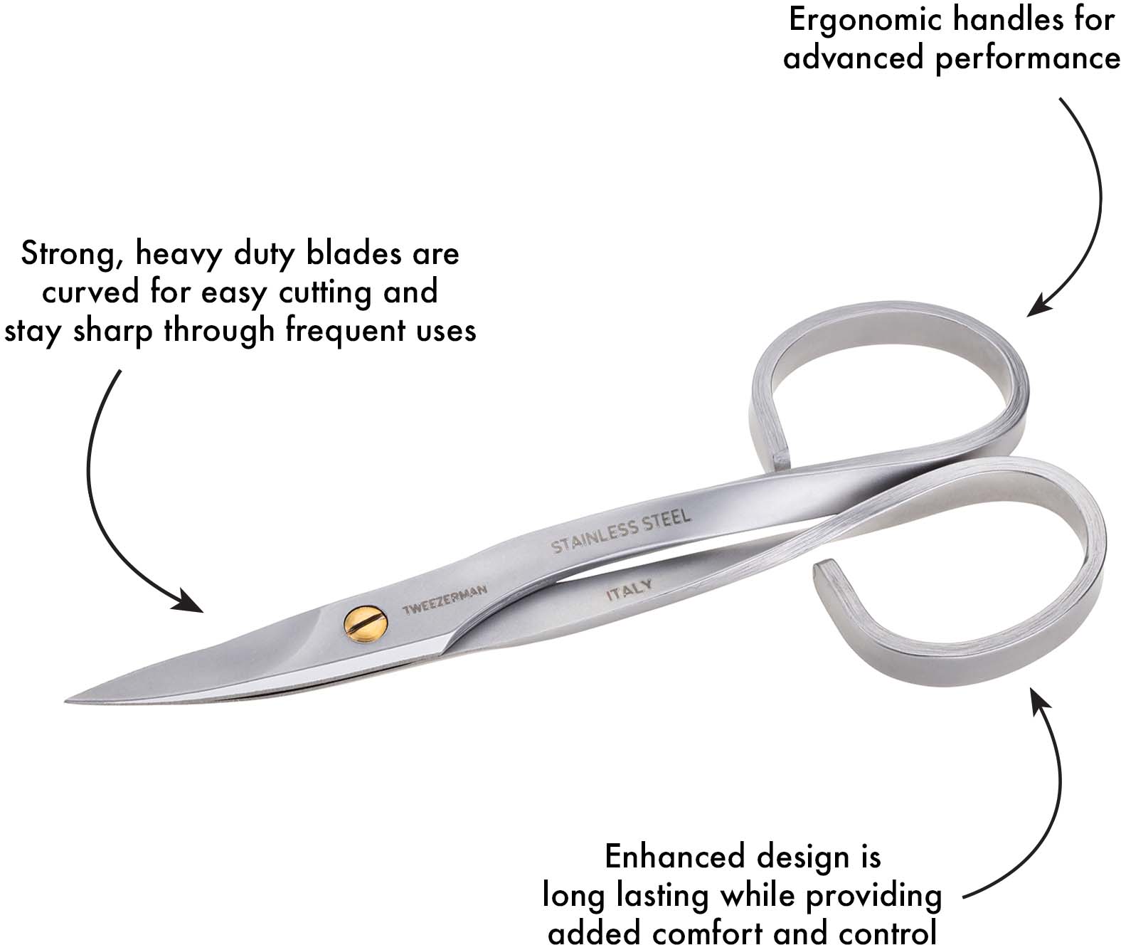 Tweezerman Stainless Steel Cuticle Scissor Lyko Com