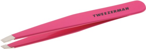 Tweezerman Stainless Steel Slant Pink Tweezer