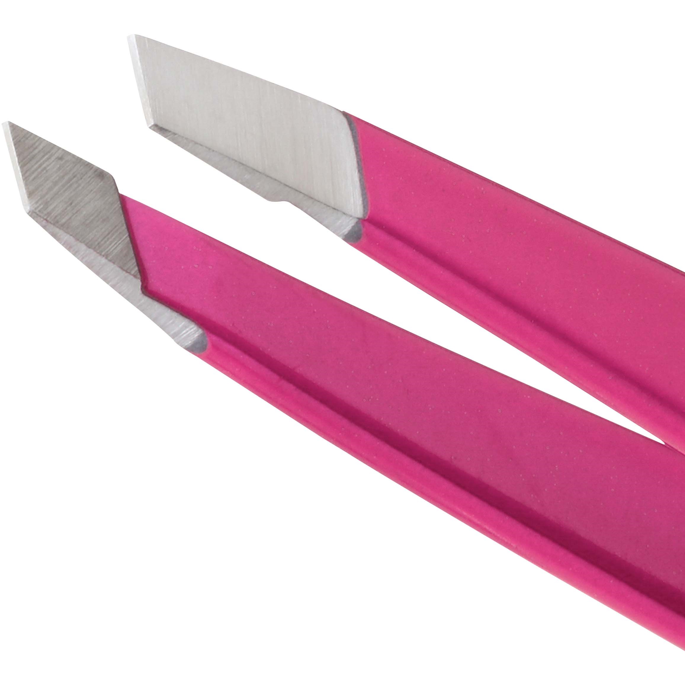 Alternativ bild 1 för Tweezerman Stainless Steel Slant Pink Tweezer