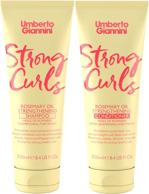 Umberto Giannini Strong Curls Bundle Shampoo 250 ml & Conditioner 250 ml