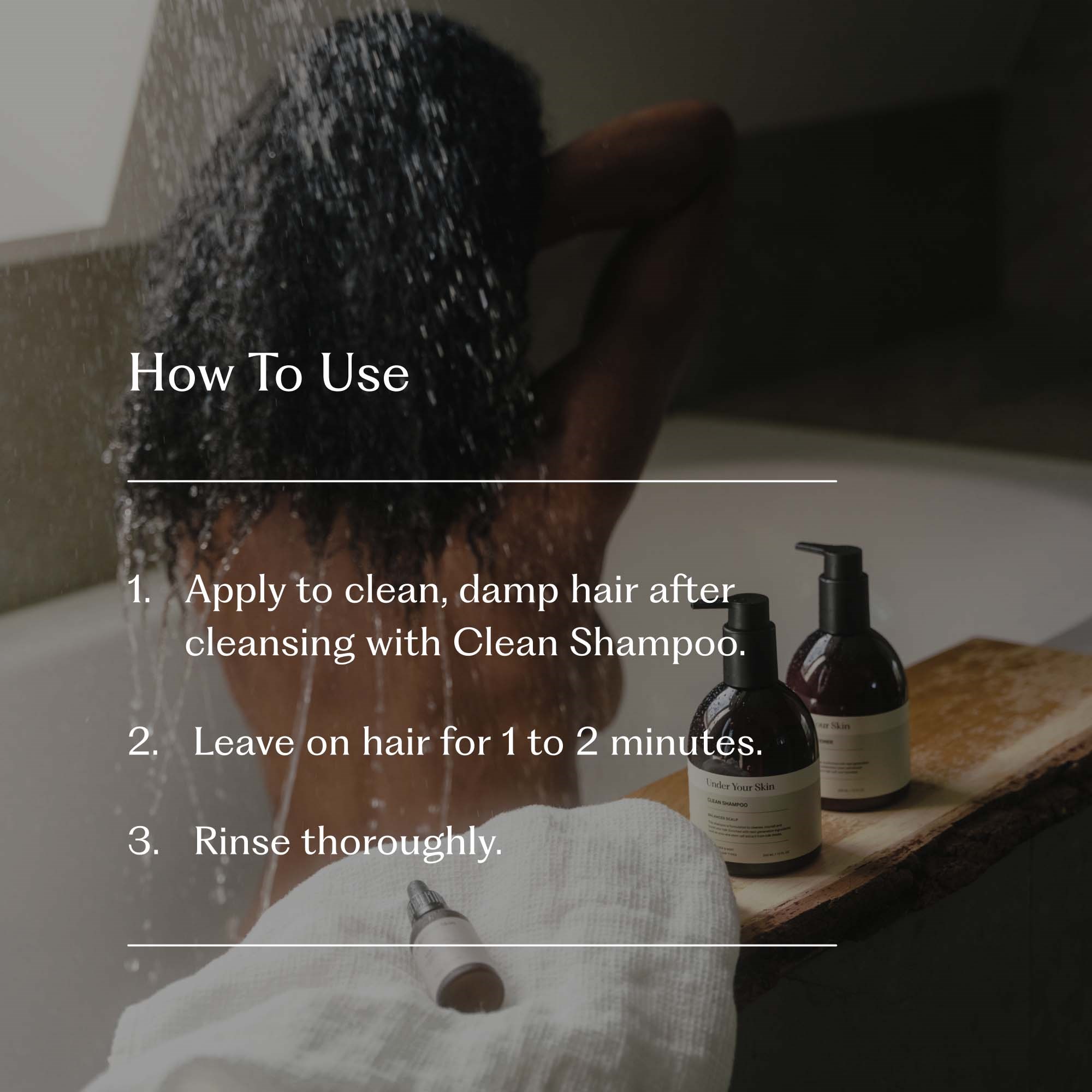 Under Your Skin Clean Detox Conditioner - Travel Size - Balancing and (obrázok 7)