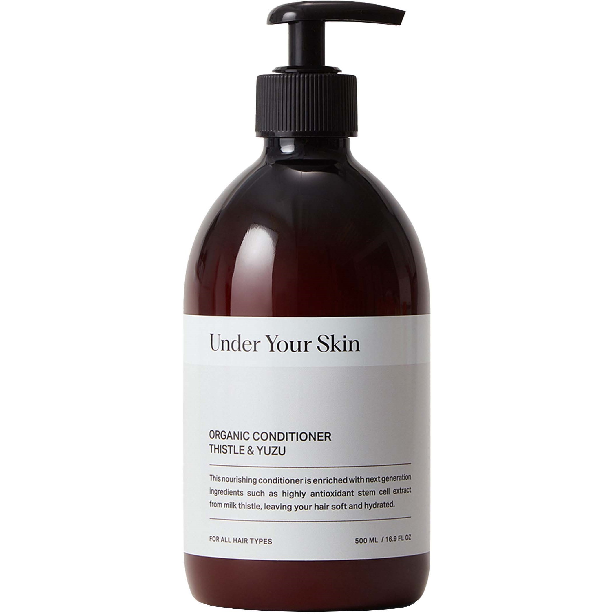 Läs mer om Under Your Skin Organic Detox Conditioner - Thistle/Yuzu 500 ml