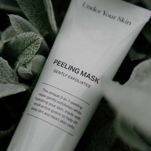Маска-пилинг для лица Under Your Skin Sensitive Peeling Mask Lemongrass & Rosemary, с морским песком, 50 мл — фото 7