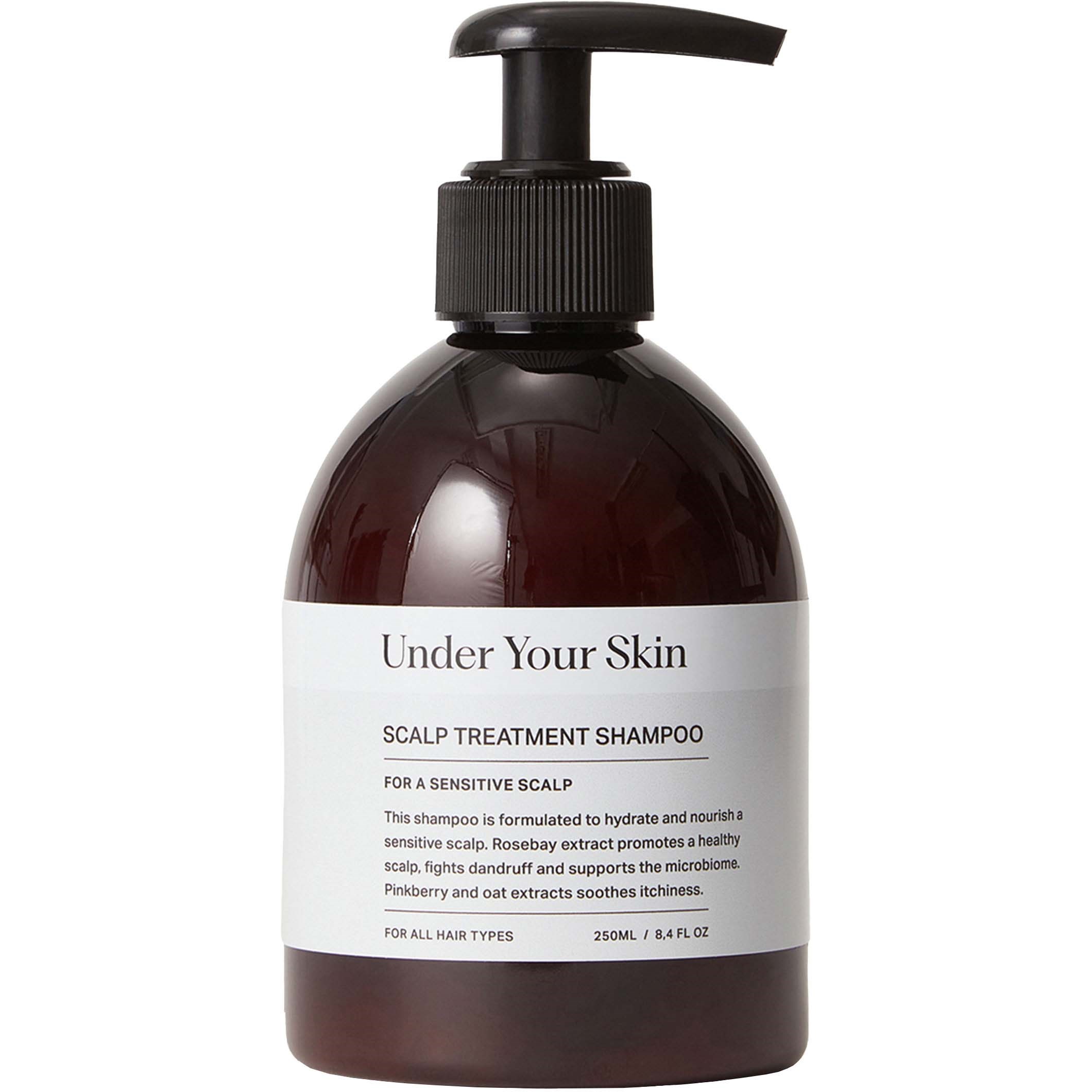 Läs mer om Under Your Skin Sensitive Scalp Treatment Shampoo 250 ml