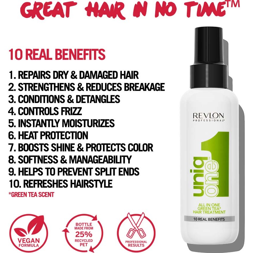 Alternativ bild 1 för Uniq One Hair Treatment Green Tea 150 ml