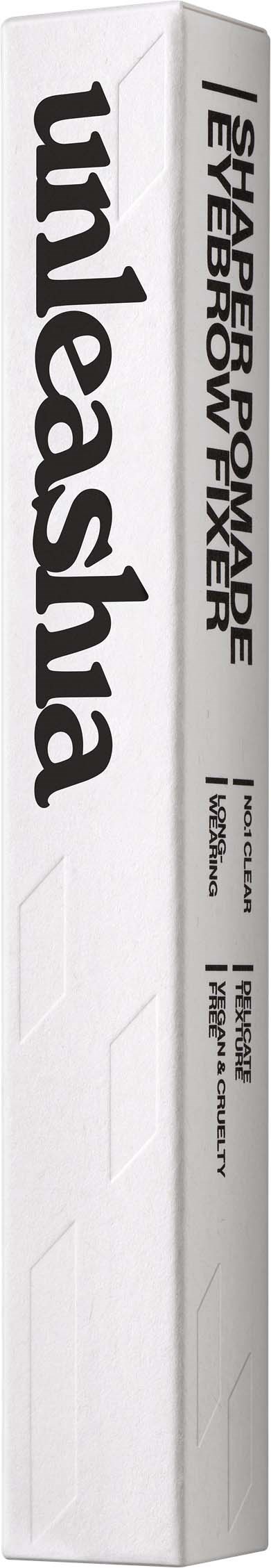 A white box with black text, labeled 'Unleash' and 'Ishababer Romainpe.'