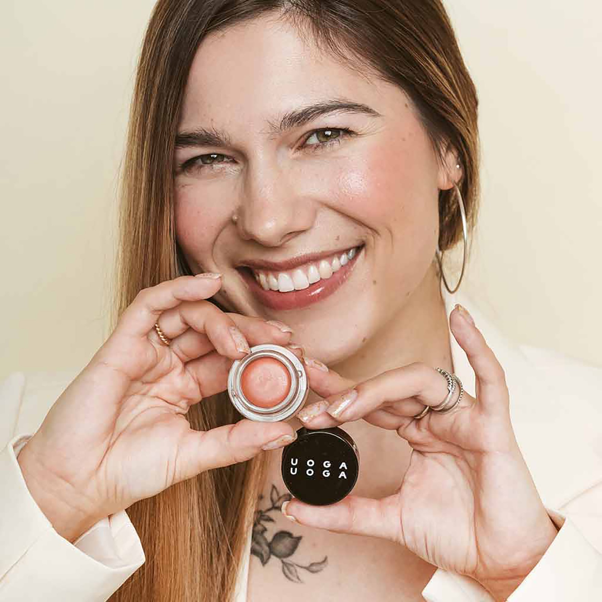Uoga Uoga Lip & Cheek Tint 2-in-1 Blush & Lip Colour Apricot (obrázok 3)