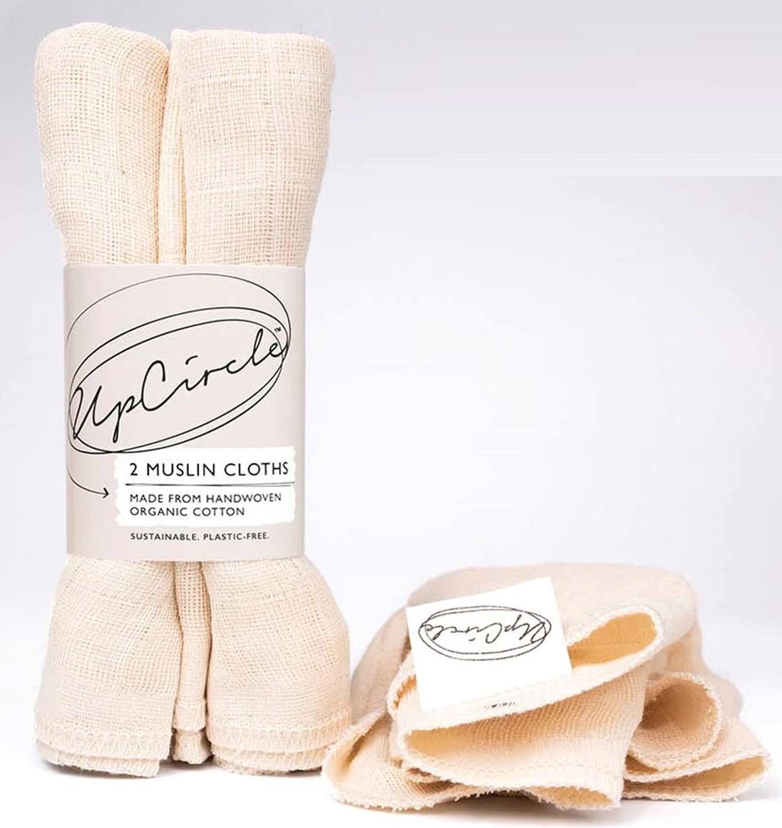 UpCircle Organic Muslin Face Cloths