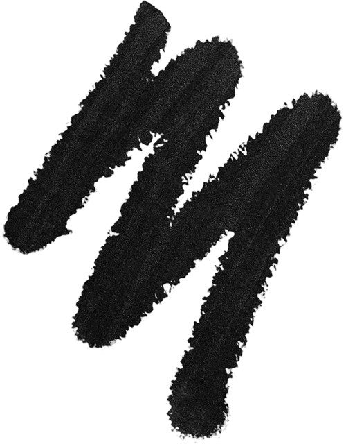 Fyra tjocka, svarta, diagonala linjer med ojämn och texturerad yta på en vit bakgrund.