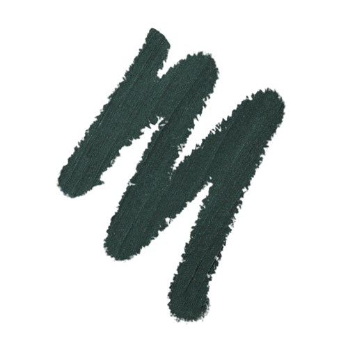 Mörkgröna penseldrag bildar ett zigzag-mönster på vit bakgrund.