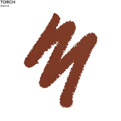 En logga med tre bruna, grova streck och ordet "TORCH" i hörnet. "Sienna" är under.