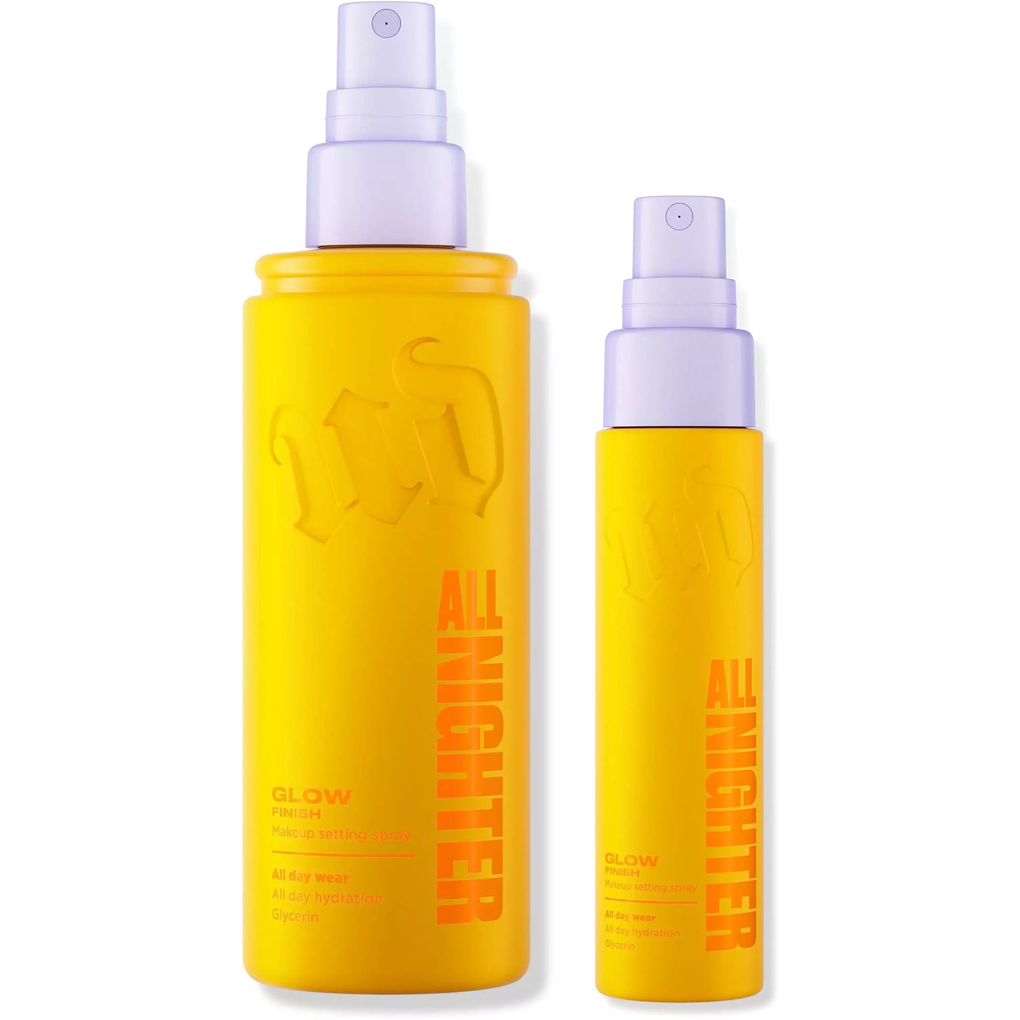 Urban Decay All Nighter Setting Spray Glow 118 ml & Travel Size 30 ml