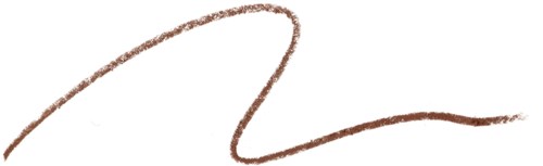 En logo med sort og hvid baggrund, med en brun krøllet linje og sort tekst.