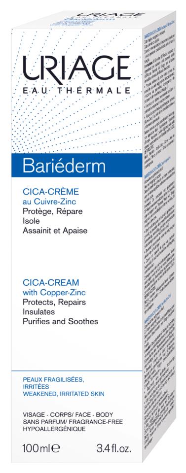 Uriage Bariéderm Cica-Cream with Copper-Zinc 100ml