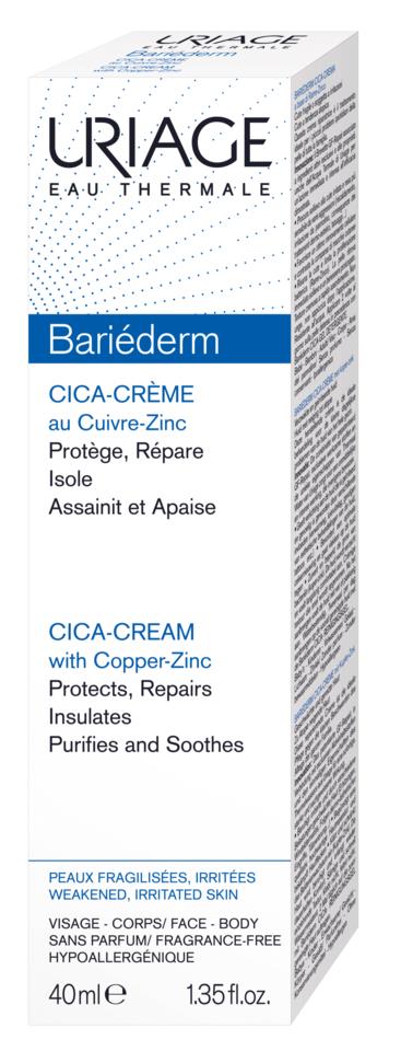 Uriage Bariéderm Cica-Cream with Copper-Zinc 40ml