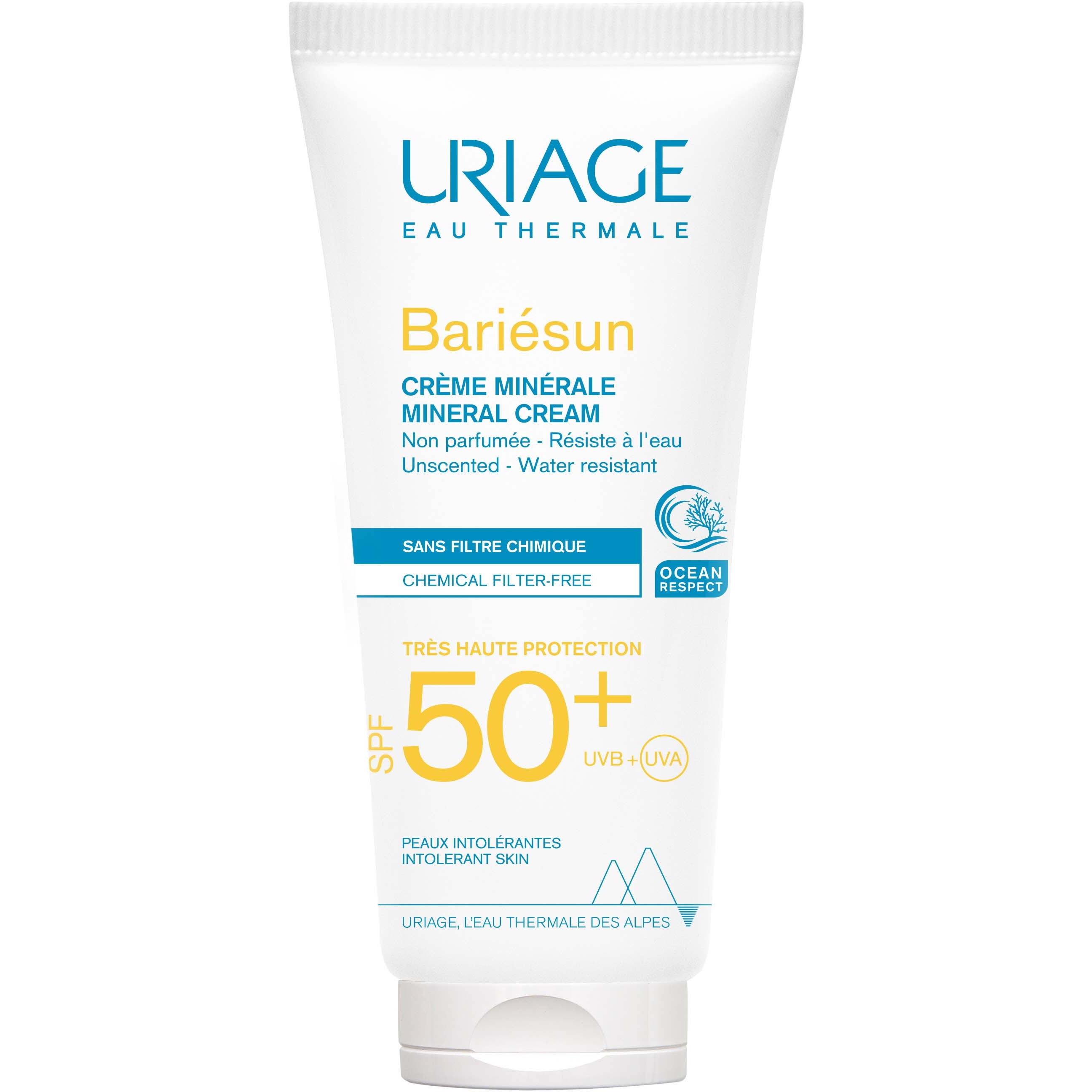 Läs mer om Uriage Mineral Cream SPF50+ Unscented 100 ml