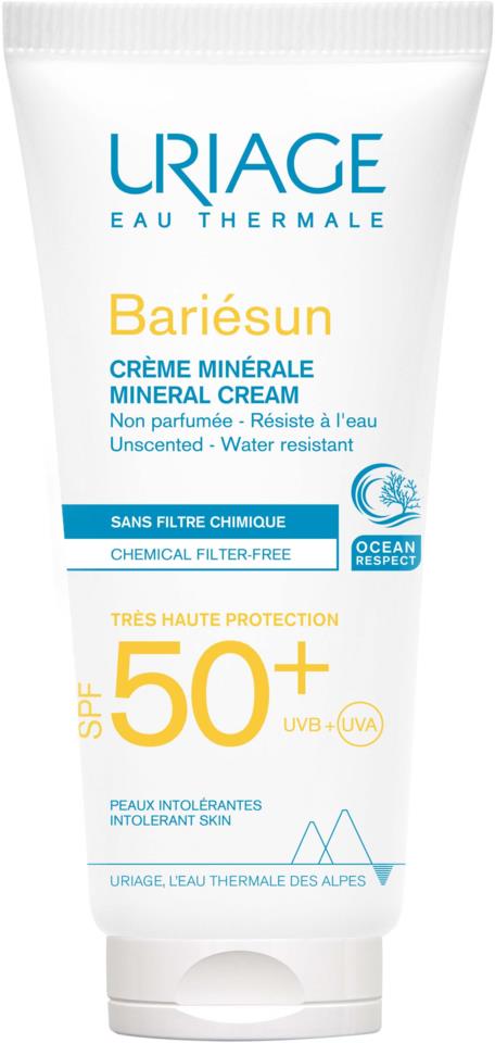 Uriage Mineral Cream SPF50+ Unscented 100ml