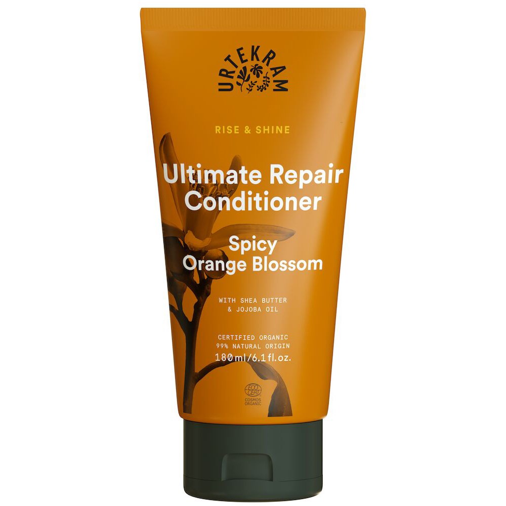 Läs mer om Urtekram Rise & Shine Spicy Orange Blossom Ultimate Repair conditoner