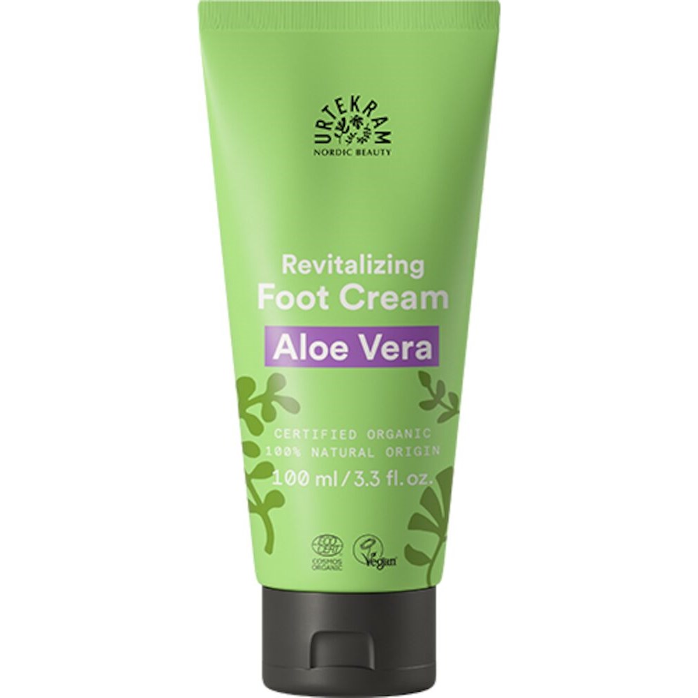 Фото - Крем і лосьйон Urtekram Aloe Vera Revitalizing Foot Cream 100 ml 