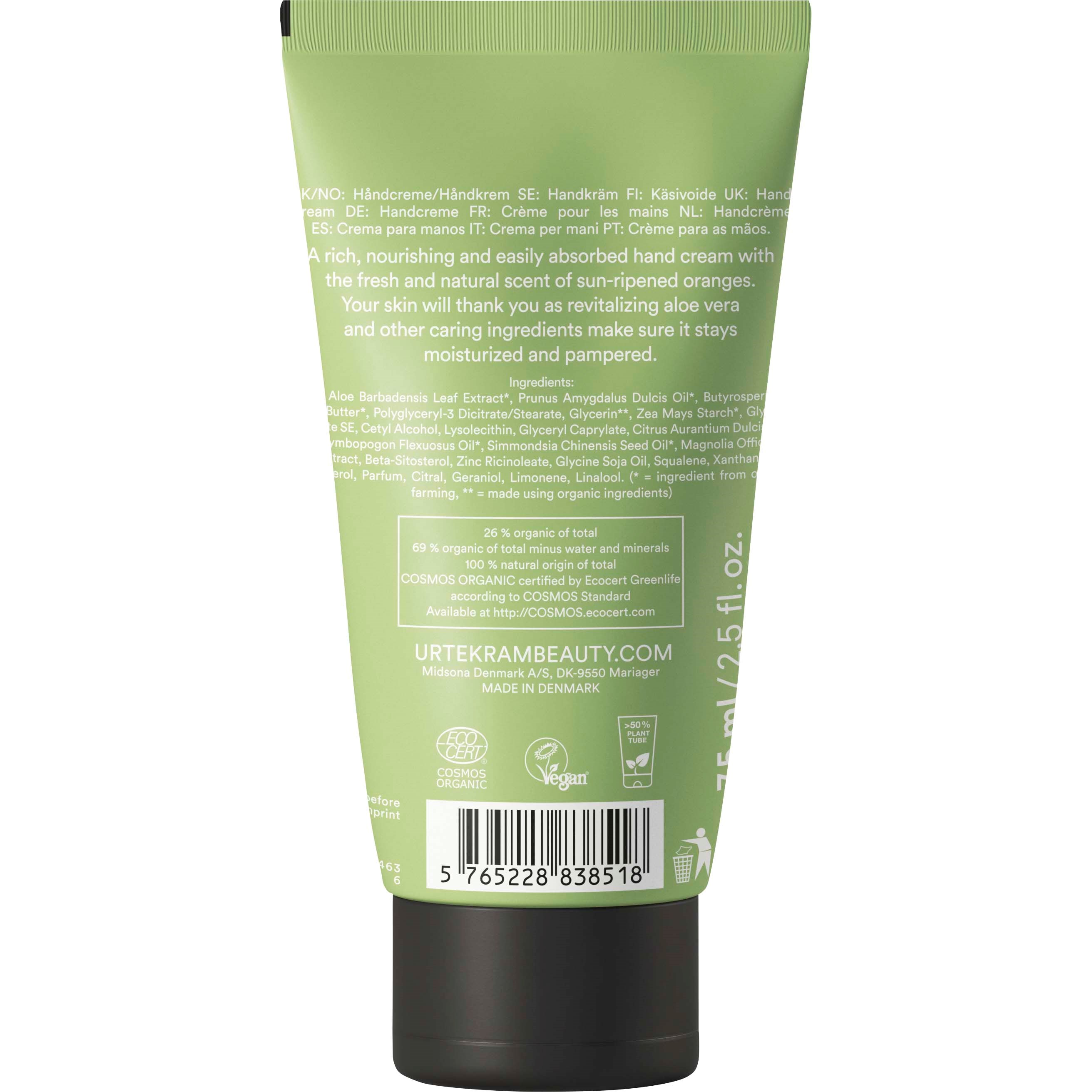 Alternativ bild 1 för Urtekram Aloe Vera Revitalizing Hand Cream 75 ml