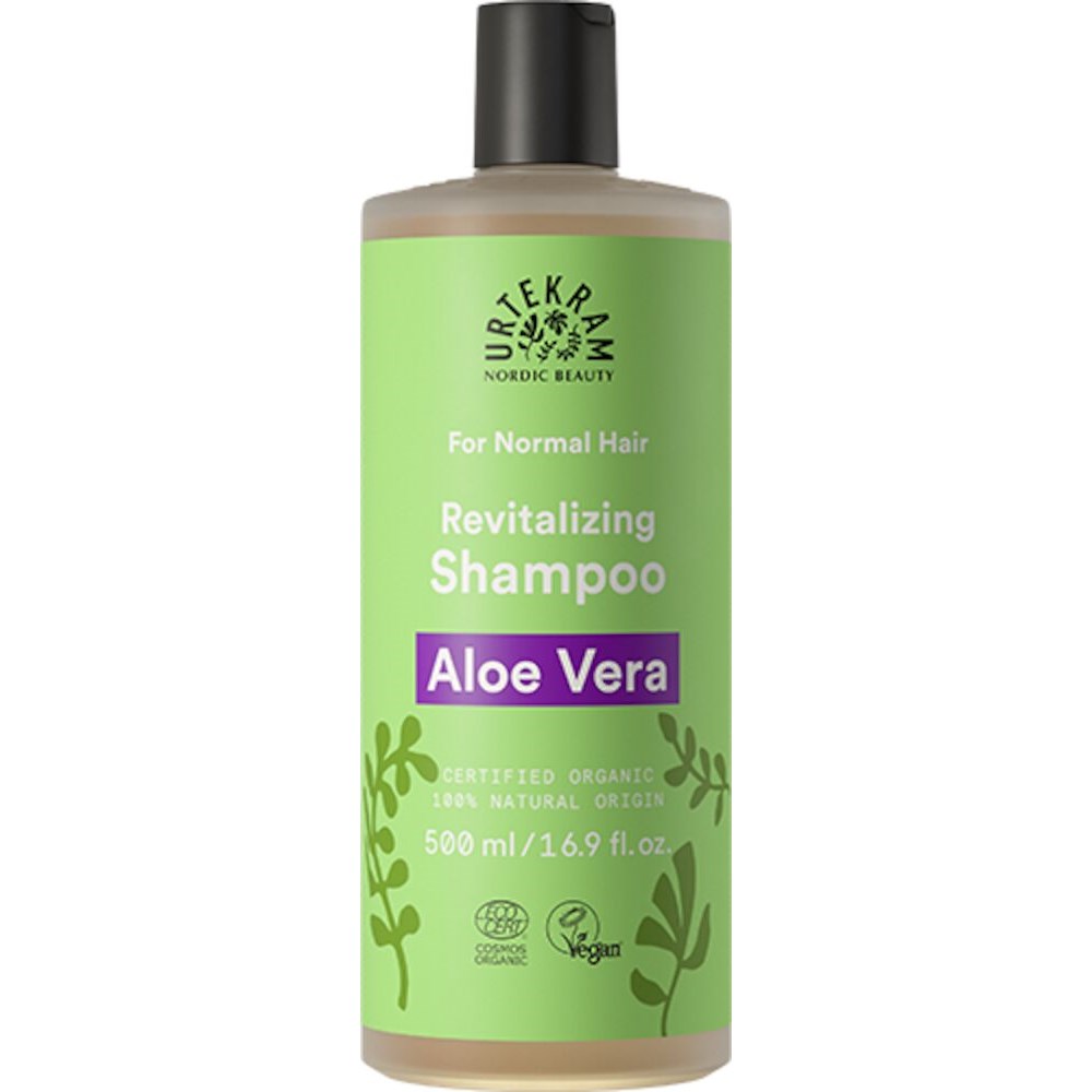 Bilde av Urtekram Aloe Vera For Normal Hair Revitalizing Shampoo 500 Ml