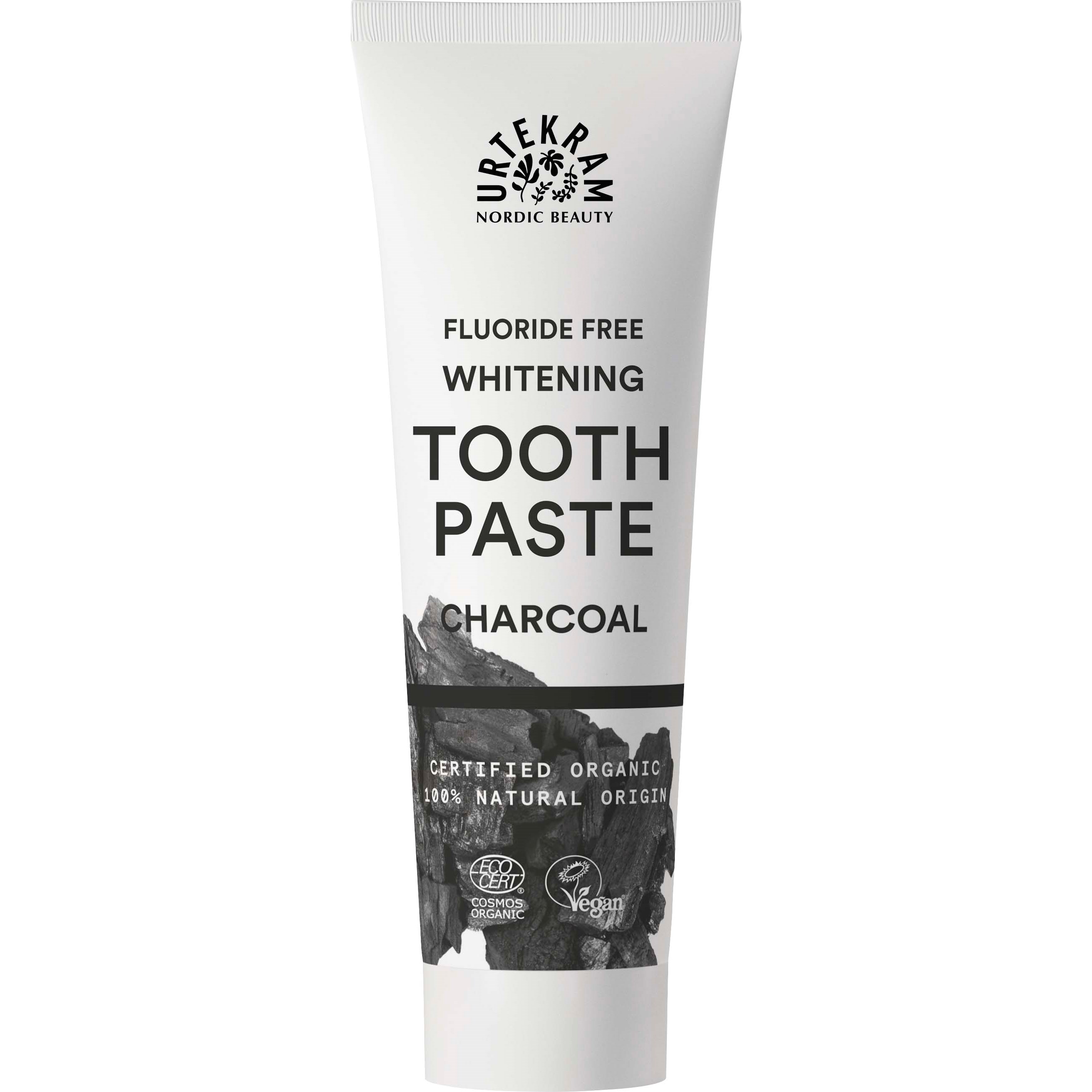 Urtekram Toothpaste Charcoal 75 ml billede