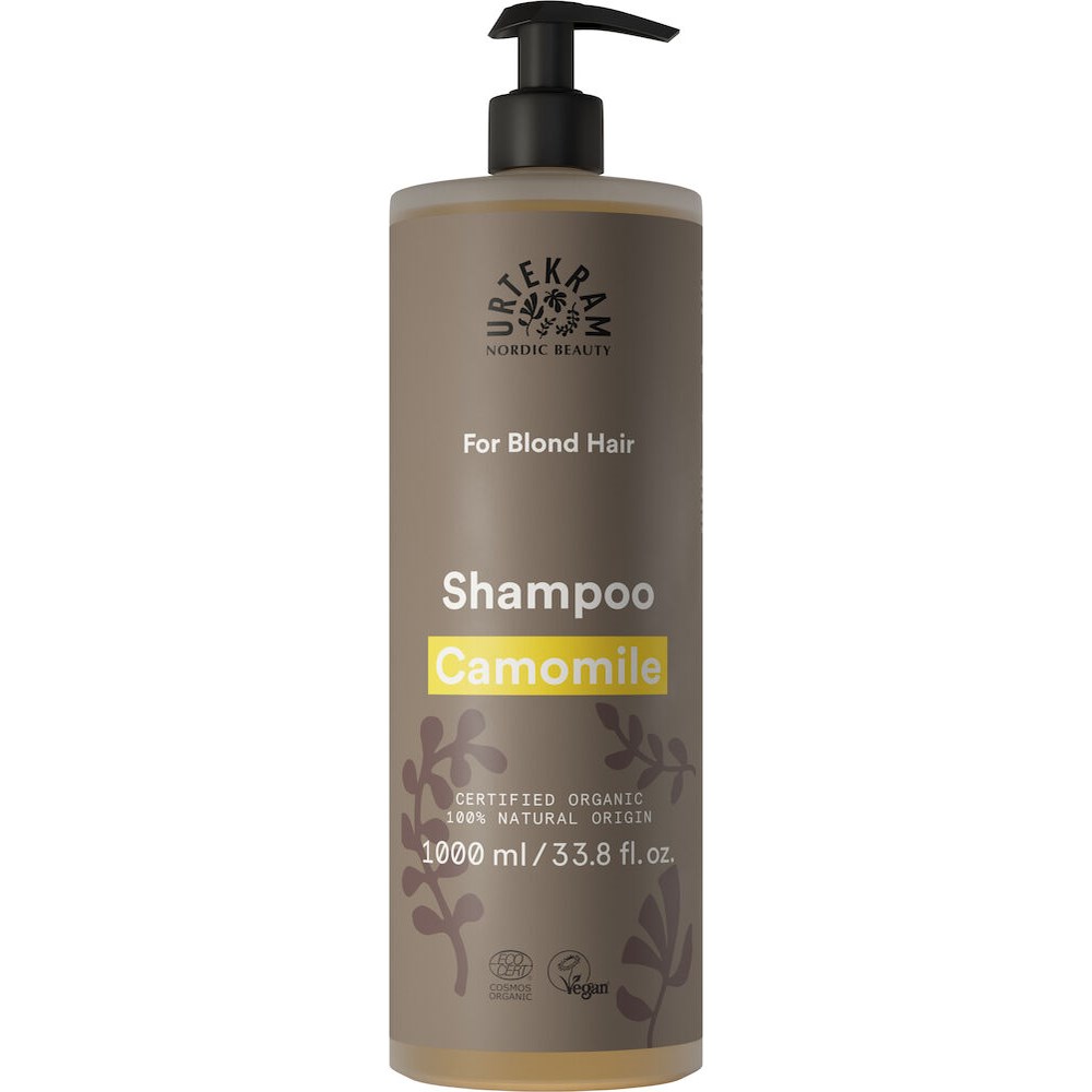Urtekram Shampoo Camomile - Ljust Hår, 1000 ml