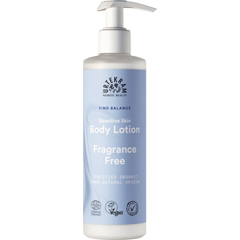 Läs mer om Urtekram Find Balance Fragrance Free Body Lotion 245 ml