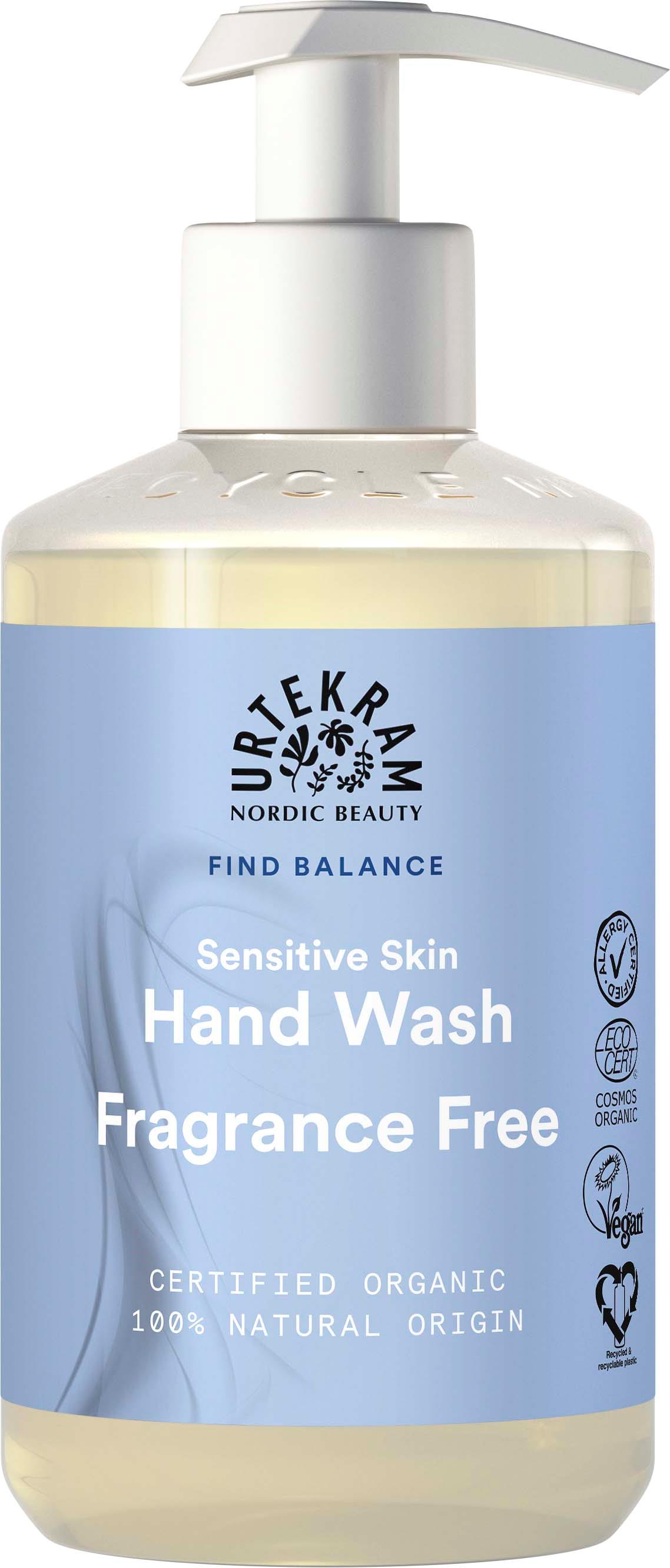 Urtekram Find Balance Fragrance Free Hand Wash 300 ml