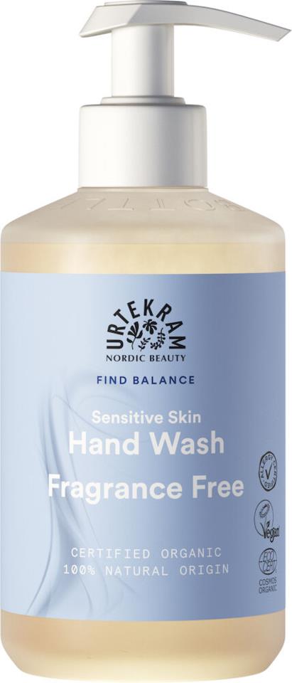 Urtekram Find Balance Fragrance Free Hand Wash 300 ml