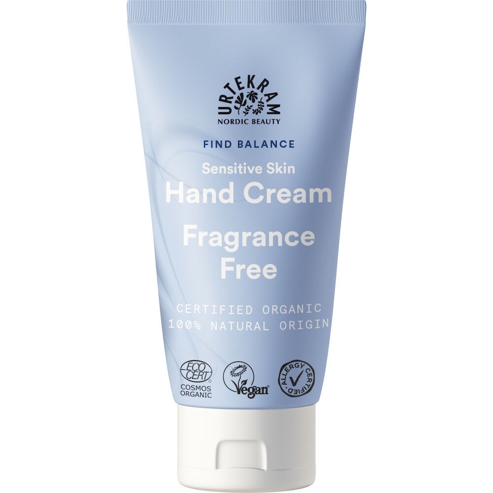 Läs mer om Urtekram Find Balance Fragrance Free Handcream 75 ml
