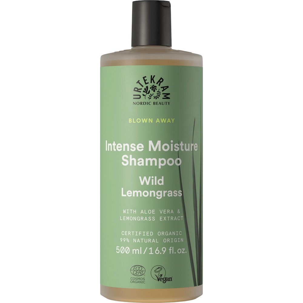 Urtekram Blown Away Wild Lemongrass Intense Moisture Shampoo 500 ml