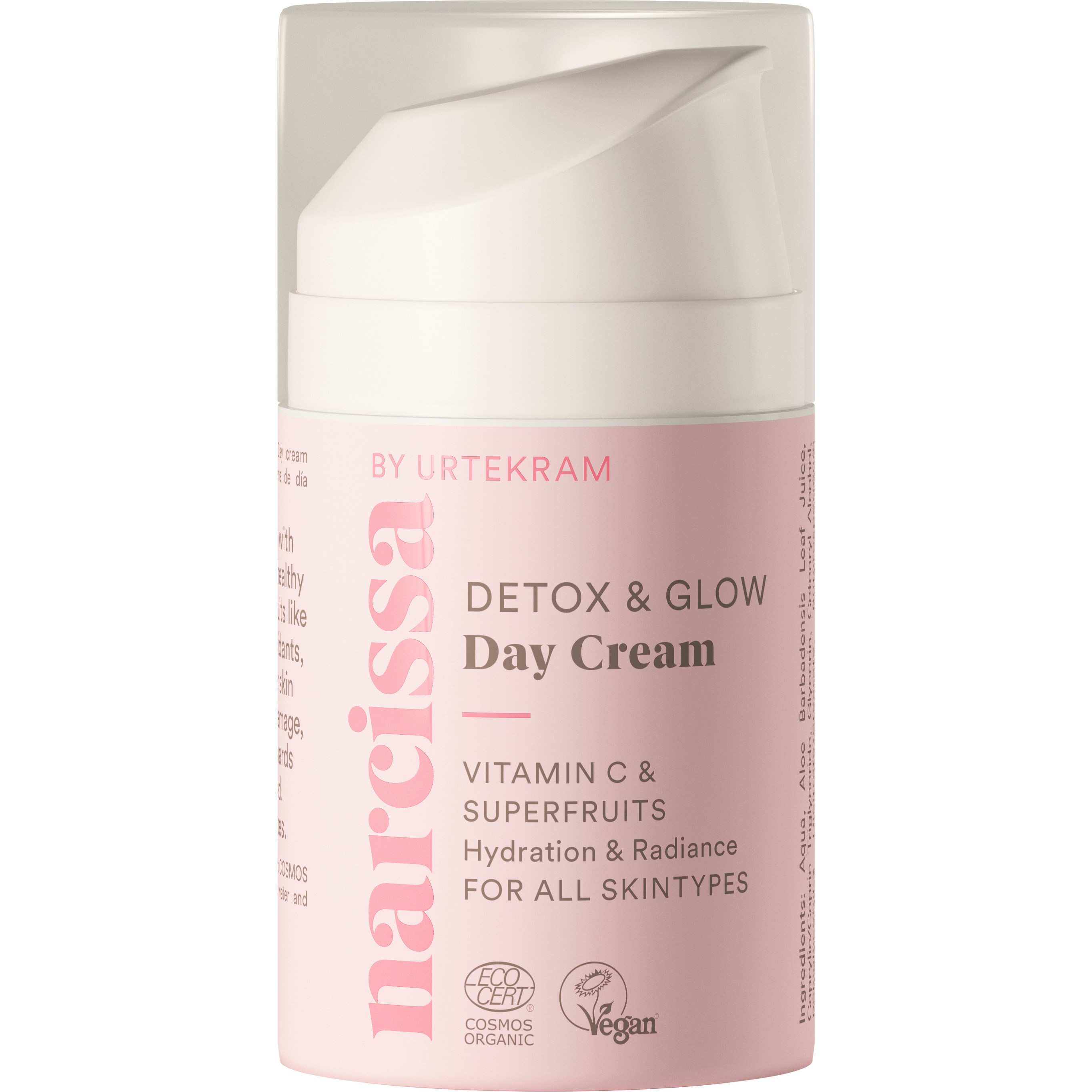 Urtekram Narcissa Detox Glow Day Cream 50 ml