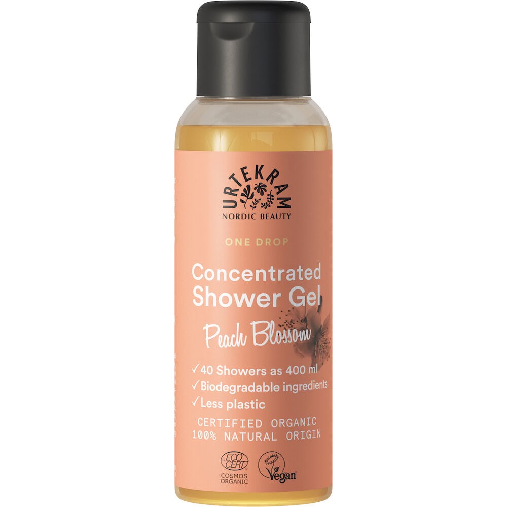 Läs mer om Urtekram Concentrated Shower Gel Peach Blossom 100 ml