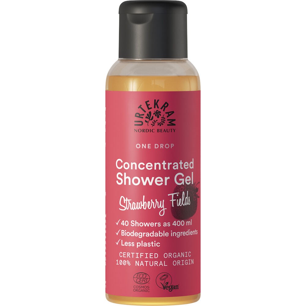 Läs mer om Urtekram Concentrated Shower Gel Strawberry Fields 100 ml