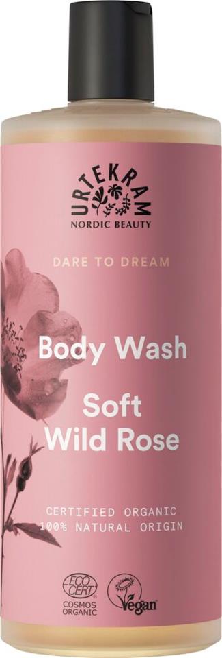 Urtekram Nordic Beauty Soft Wild Rose Body Wash 500 ml