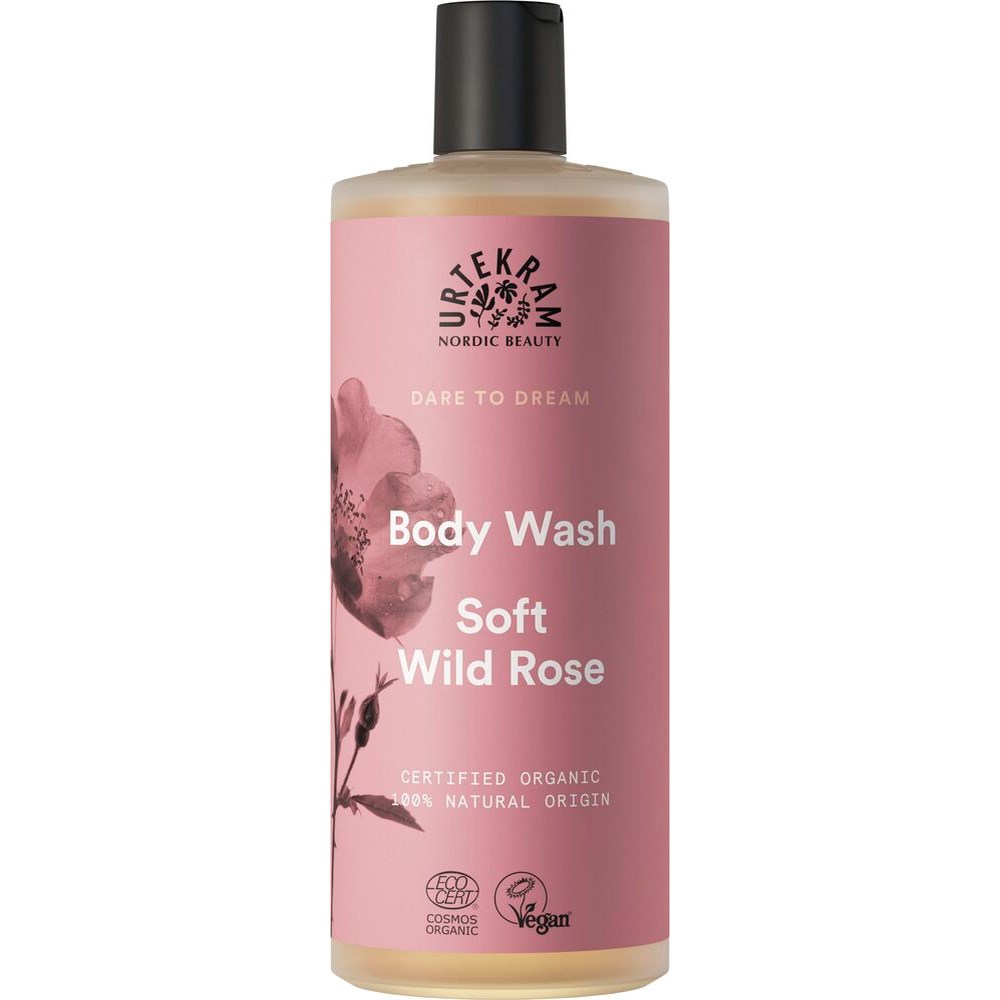 Urtekram Soft Wild Rose Body Wash 500 ml billede