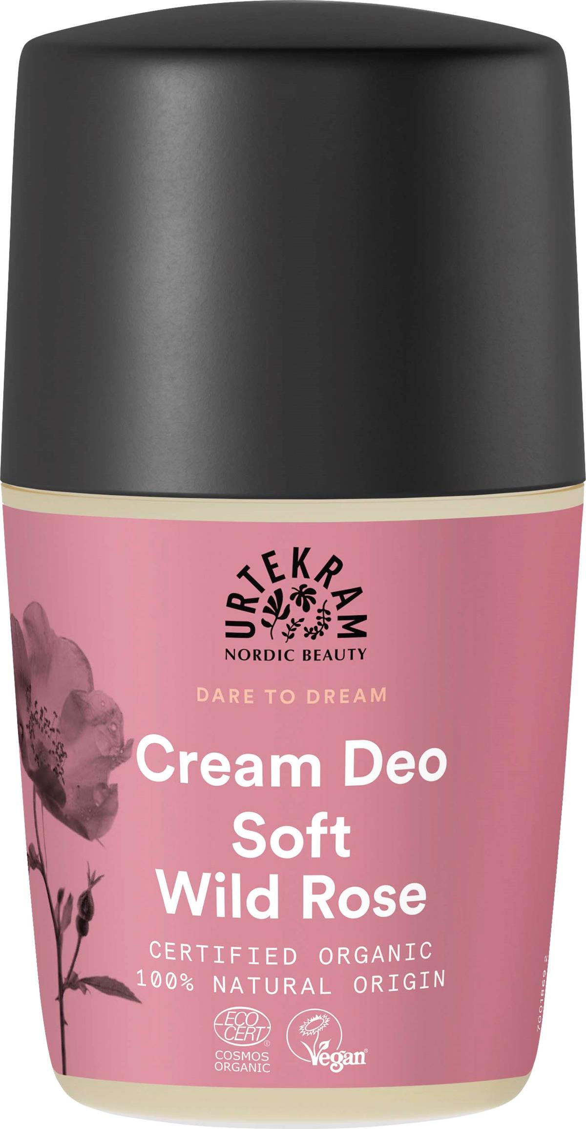 Urtekram Soft Wild Rose Cream Deo 50 ml