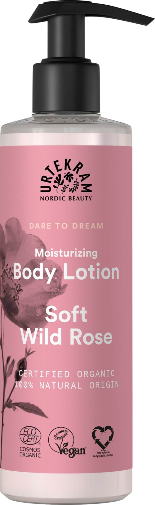 Urtekram Soft Wild Rose Dare to Dream Body Lotion 245 ml