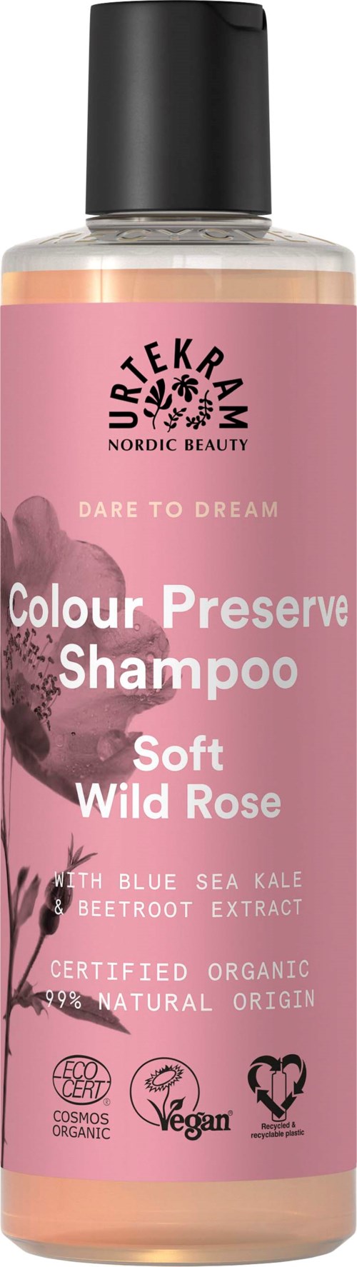 Urtekram Soft Wild Rose Dare to Dream Shampoo 250 ml