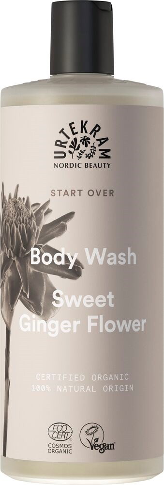 Urtekram Start Over Sweet Ginger Flower Body Wash 500 ml