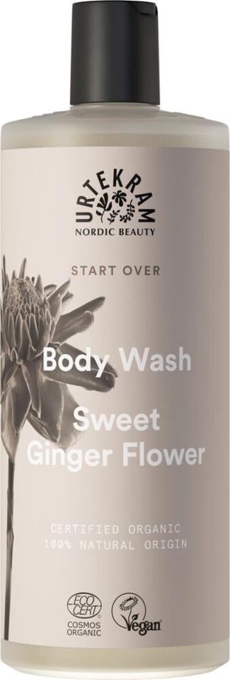 Urtekram Nordic Beauty Sweet Ginger Flower Body Wash 500 ml