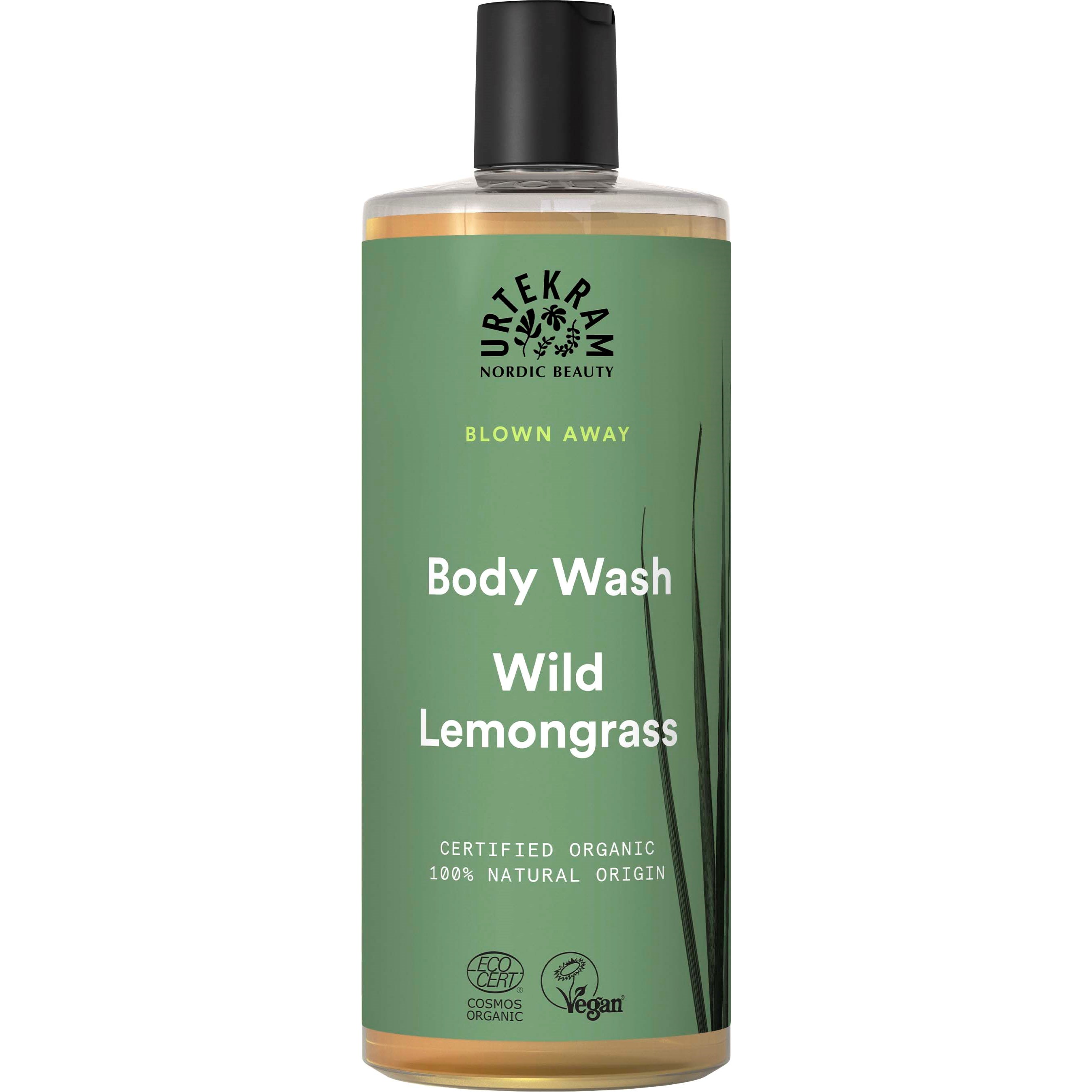 Body Wash Wild Lemongrass - 500 ml - Urtekram