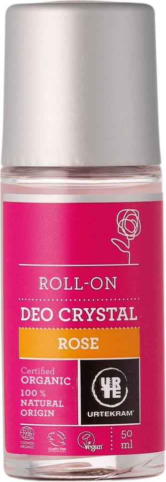 Urtekram Rose Deo Crystal Roll-on 50ml 