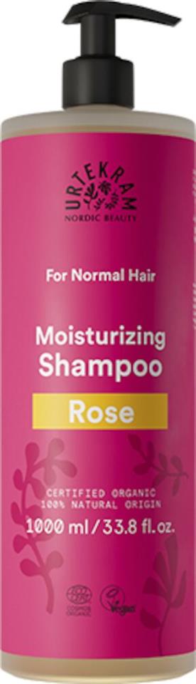 Urtekram Rose Shampoo Normaaleille hiuksille 1000 ml